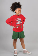 Load image into Gallery viewer, Gimme the Lights Kids Christmas Sweater
