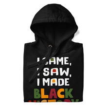 Load image into Gallery viewer, Black History Adult Hoodie
