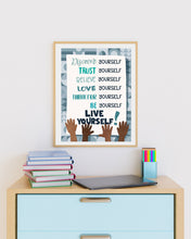 Load image into Gallery viewer, &quot;Live Yourself&quot; Digital Artwork, Instant Download
