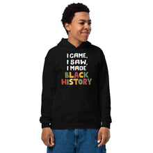 Load image into Gallery viewer, Black History Youth heavy blend hoodie
