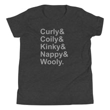 Load image into Gallery viewer, Hair Positive Kids T-Shirt Kinky Curly Wavy Black Natural Hair
