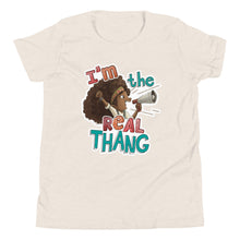 Load image into Gallery viewer, I&#39;m The Real Thang T-shirt creme
