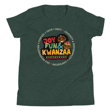 Load image into Gallery viewer, Kwanzaa Kids T-shirt Unisex &quot;Joy, Fun &amp; Kwanzaa&quot;
